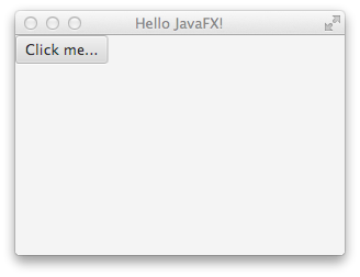 Hello JavaFX